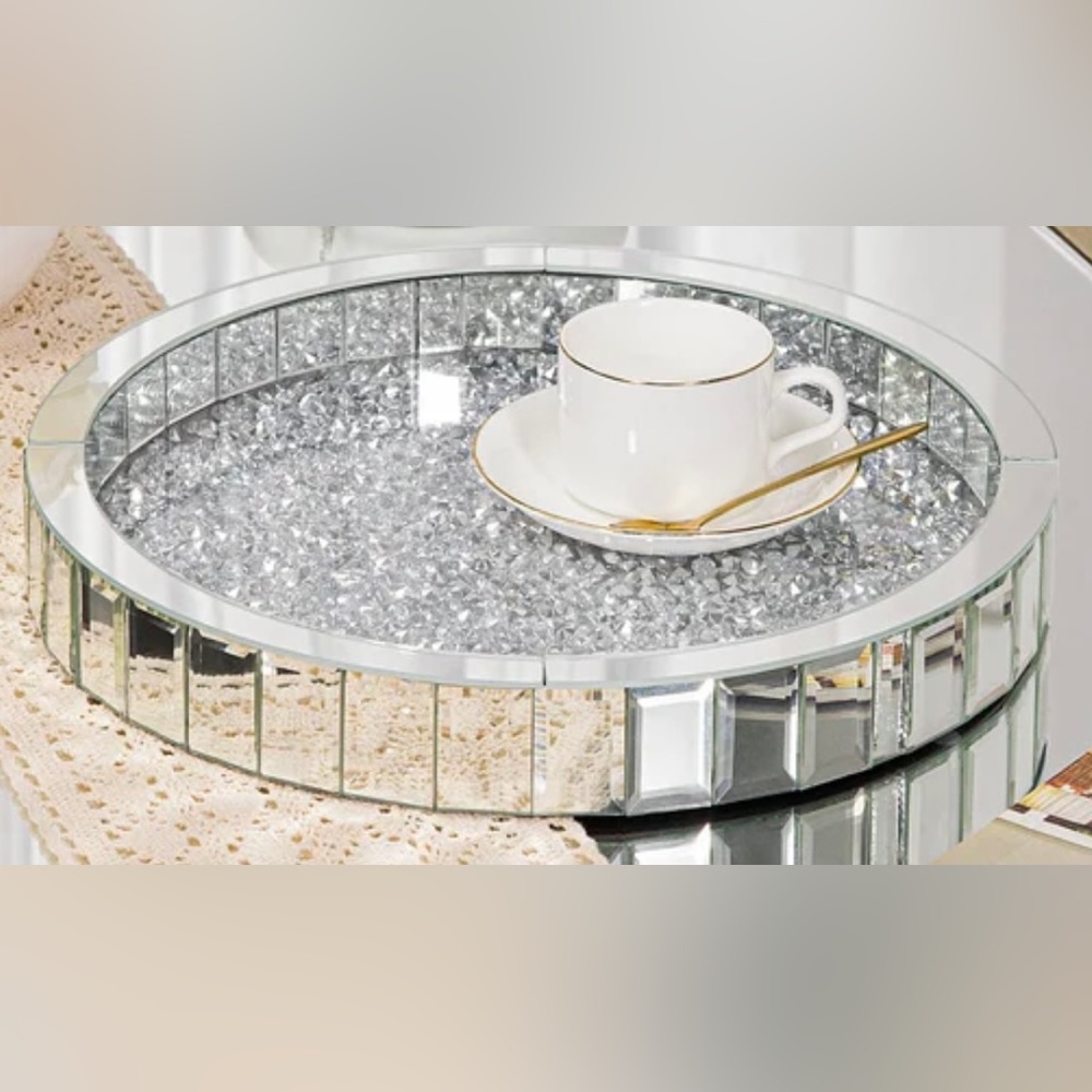 Mirrored Vanity Tray New in box 13.75”